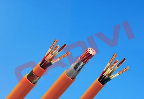 Fire retardant power cable, fireproof